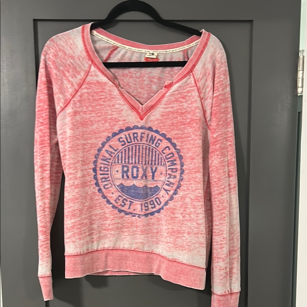 Roxy Pink and Blue Sweatshirt